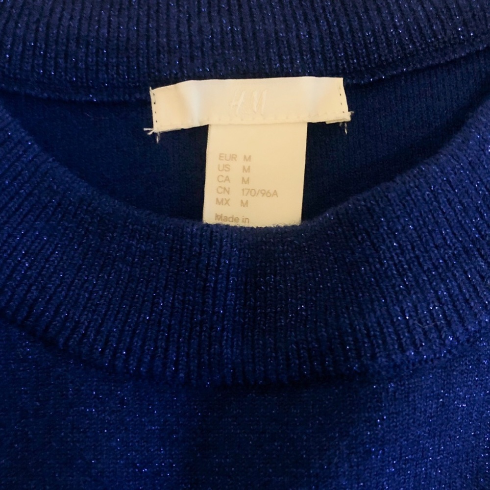 Blue Sparkly Pullover - H&M - Picture 2 of 2